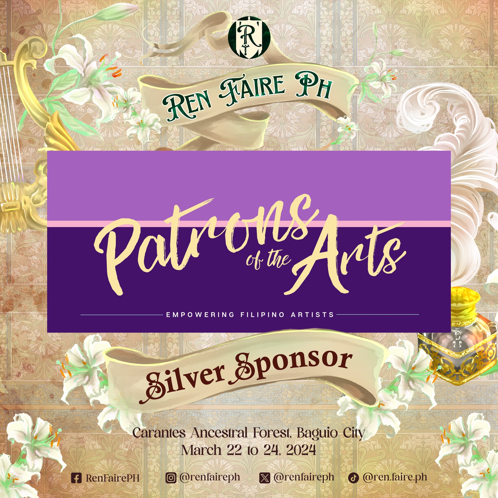 Ren Faire PH Silver Sponsor Patrons of the Arts